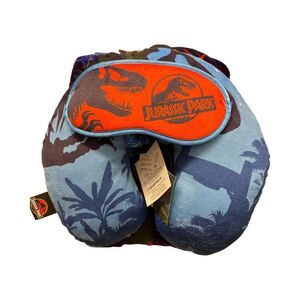 Jurassic World - Licensed 3-Piece Kids Character Travel Set, with Neck Pillow, T